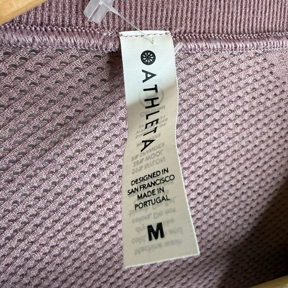 Athleta Foresthill Ascent Seamless Top Long Sleeve Merino Wool Size Medium - Picture 5 of 10